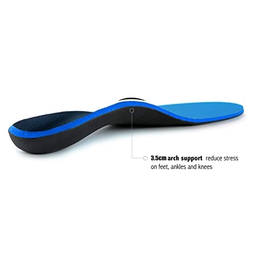 Plantar Fasciitis Insoles for Men 8-8 1/2 | Women 10-10 1/2 - Arch Supports, Flat Feet Relief