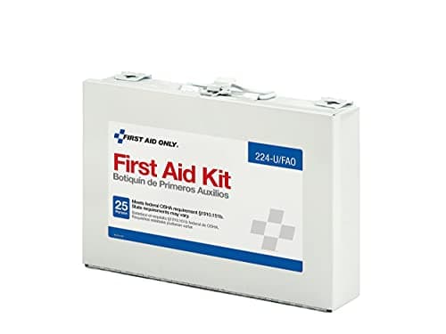 25-Person Emergency First Aid Kit for Home Renovation, Job Sites & Construction Vehicles, 106 Pieces