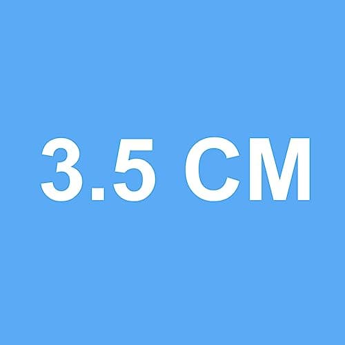 Ailaka Honeycomb Shock Absorbing Shoe Insoles for Men and Women — Blue, Heel Height: 3.5 Cm