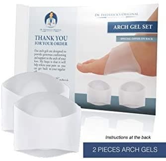 Dr. Frederick's Original Arch Support Gel Sleeves - 2 ct - Plantar Fasciitis & Flat Feet Relief