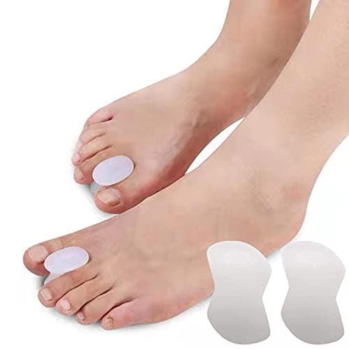 Toe Separators for Overlapping Toes, Bunions, Hallux Valgus Relief - 12 Pieces