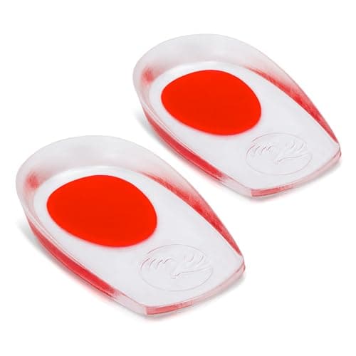 Plantar Fasciitis Pain Relief Gel Pads for Heel Spurs (Small/Medium 1 Pair)