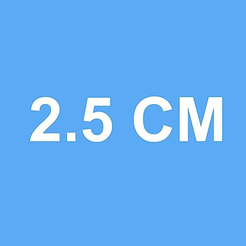 Ailaka Honeycomb Shock Absorbing Shoe Insoles for Men and Women — Blue, Heel Height: 2.5 Cm