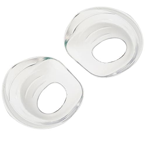 Healifty 2 Pair Silicone Gel Heel Cups - Foot Comfort Pads for Plantar, Heel & Achilles Support