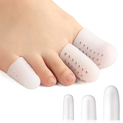 16 PCS Silicone Toe Protectors for Pain Relief from Corns, Blisters, and Ingrown Toenails