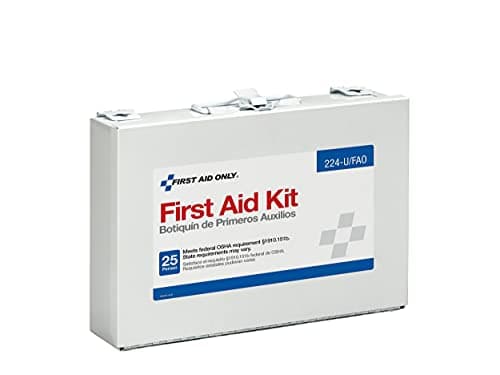 25-Person Emergency First Aid Kit for Home Renovation, Job Sites & Construction Vehicles, 106 Pieces
