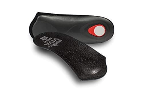 Pedag Viva Mini Arch Support Insoles | Plantar Fasciitis Relief | Handmade in Germany | Women US 8 / Men US 5 / EU 38 | — Black