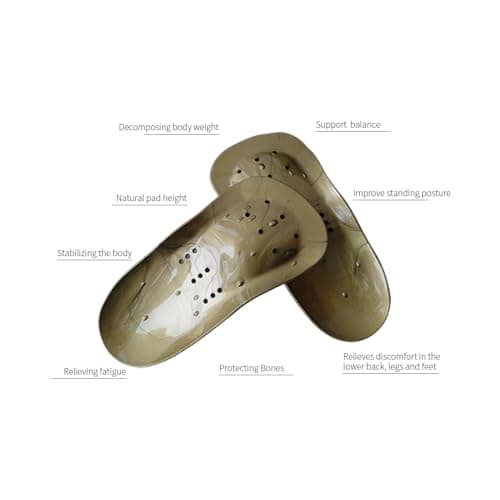 Heavy Duty Arch Supports, 240+ lbs, Relieve Flat Foot & Plantar Fasciitis (Men's 6 1/2-7 1/2 | Women's 8-9)