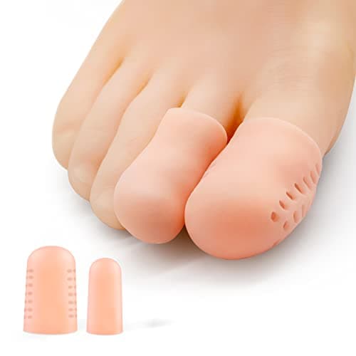 Bukihome Toe Protectors, Silicone Pain Relief for Corns and Blisters (6L+6M+4S) — Pink2