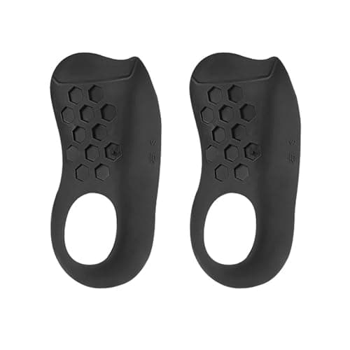 High Arch Supports Orthotics Shoe Insoles, Relieve Foot Pain & Over-Pronation(S/M/L)-bkM — Black
