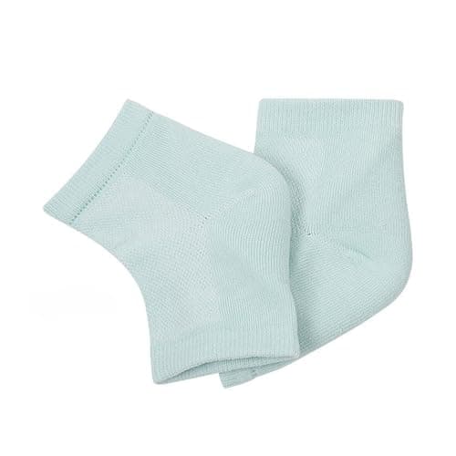RooRuns Comfortable 2Pcs Gel Compression Sleeve for Haglund's Bump, Achilles Tendonitis & Bursitis Protection - One Size — Green