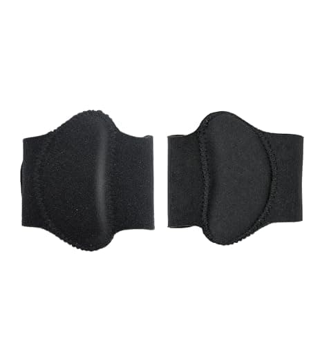 HiRui Adjustable Arch Supports (Pair) for Plantar Fasciitis, Flat Feet, High & Fallen Arches, Black — Black