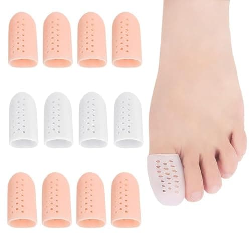 RooRuns White Toe Protector - 6 Pairs