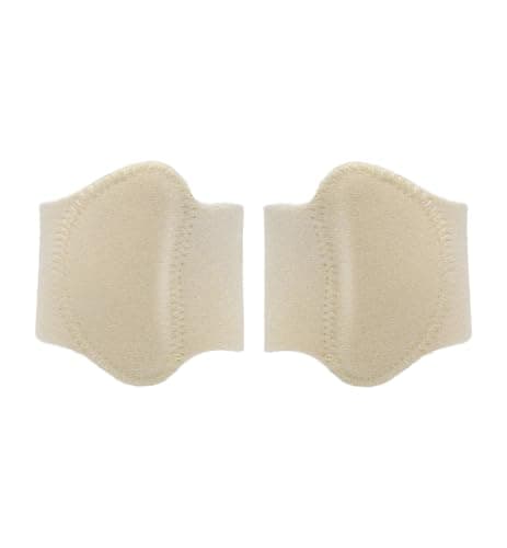 HiRui Adjustable Arch Supports (Pair) for Plantar Fasciitis, Flat Feet, High & Fallen Arches, Black — Beige