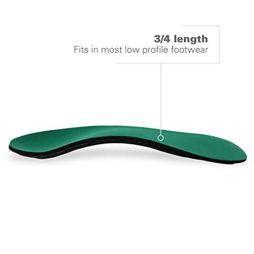 Spenco Rx 3/4 Length Arch Support Insoles for Women/Men