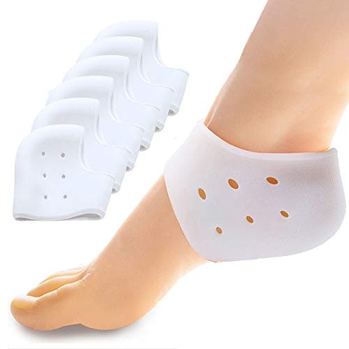 Sumiwish 6 PCS Thick Heel Cushions for Pain Relief, Plantar Fasciitis & Heel Spurs — Blue 01