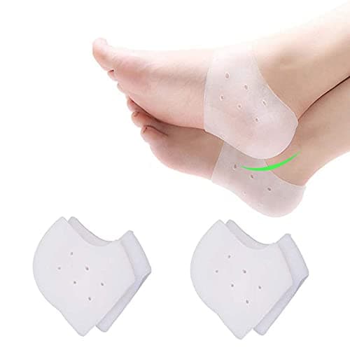 Heel Protection Set for Plantar Fasciitis and Pain Relief - Men & Women — 2pairs White