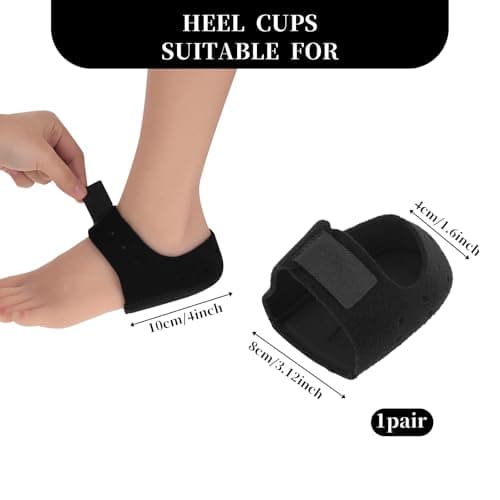 Heel Pain Relief Gel Cushions for Women, Size 5-8