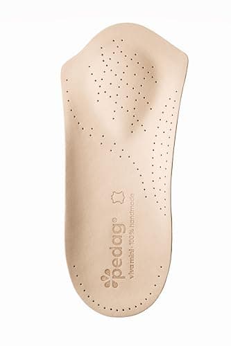 Pedag Viva Mini Arch Support Insoles | Plantar Fasciitis Relief | Handmade in Germany | Women US 8 / Men US 5 / EU 38 |