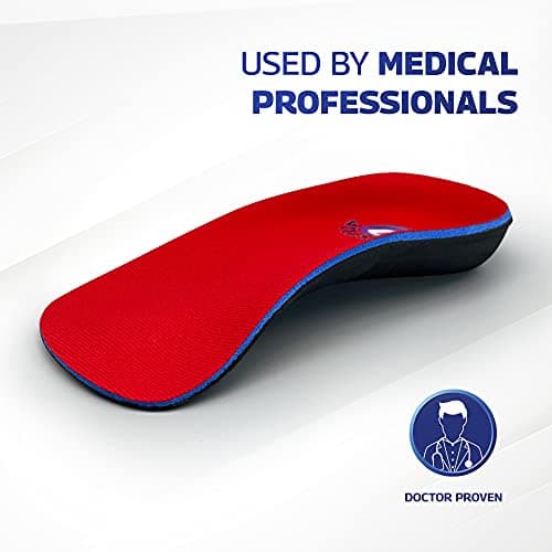Pure Stride Professional 3/4 Length Orthotics for Men's 12-13 / Women's 14-15 - Arch, Heel & Metatarsal Support