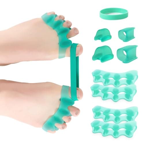 9-Pack Gel Toe Spacers - Hammer Toe Correctors for Men and Women