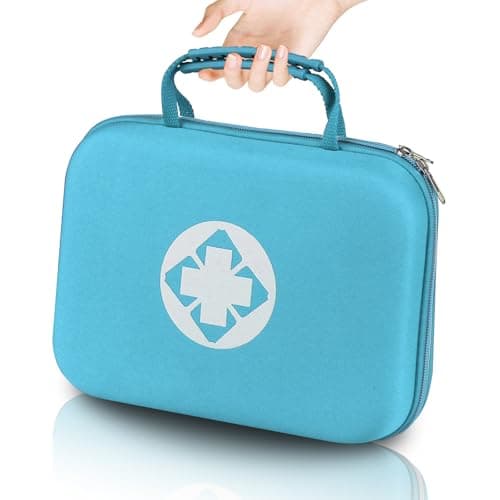 YIDERBO Portable Red First Aid Kit 299PCS Multi-Purpose Survival Gear Outdoor Yarding — 299Pcs-Plus-Blue