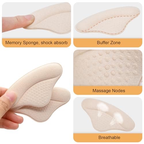 Ultra Soothing Heel Protectors for Loose Shoes, Men Women