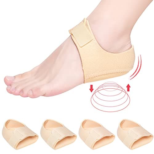 Plantar Fasciitis Heel Cups, Black L Size Relief Protectors — Beige, L Size