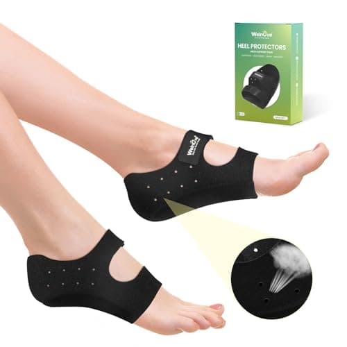 Welnove Plantar Fasciitis Heel Cups - Arch Support, Heel Pain Relief for Shoes