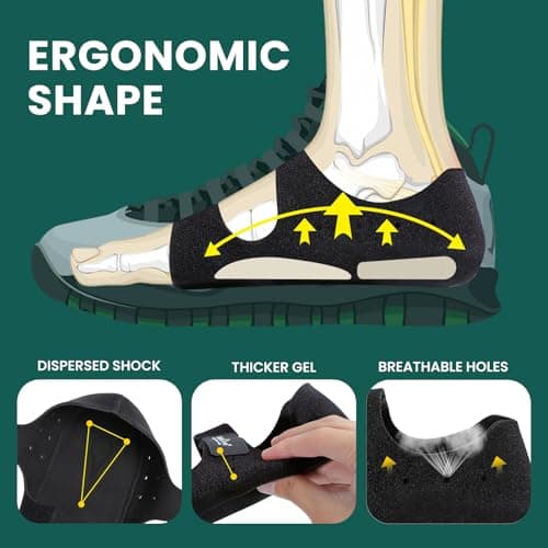 Welnove Plantar Fasciitis Heel Cups - Arch Support, Heel Pain Relief for Shoes