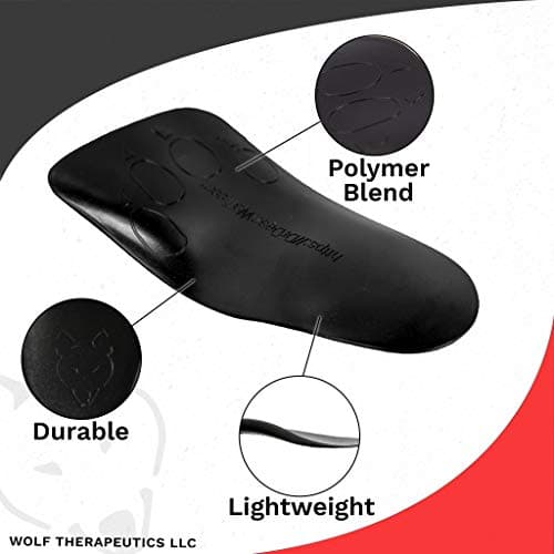 Dr. Wolf Arch Support Orthotic Inserts: Plantar Fasciitis Insoles for Men, Women's Arch Support (Men's 5/6, Women's 7)