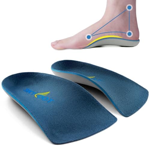 Skyfoot's 3/4 Orthotics Insoles - Arch Support, Over-Pronation Correction, XL Size