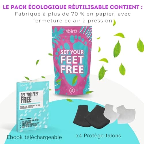 Shoe Heel Protectors - 2 Pairs Gel Pads for Heels