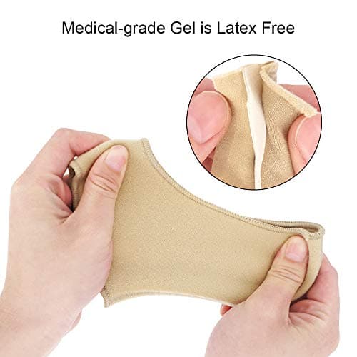 SQHT Women's & Men's Heel Protectors for Cracked Heels, Plantar Fasciitis, Heel Spurs, Size Large
