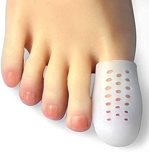 Toe Cap Protectors: 10 Pcs Breathable Sleeves for Toe Relief