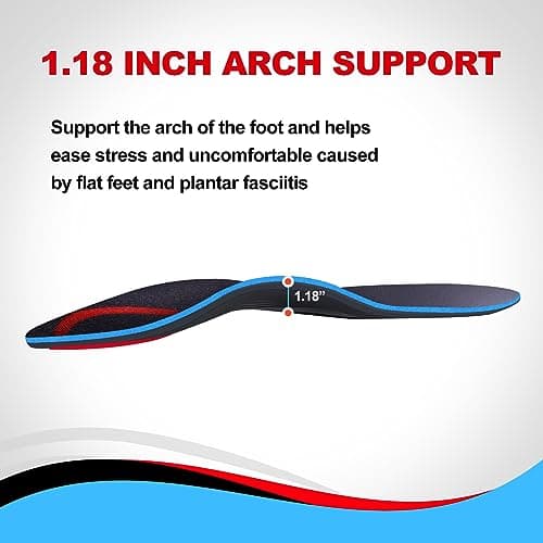 Orthotic Arch Support Insoles for Flat Feet Pain Relief