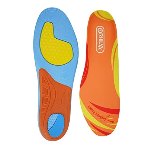Orthopedic Gel Inserts for Flat Feet Pain Relief Men Women M