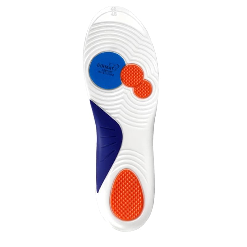 Plantar Fasciitis Insoles, Arch Support for Flat Feet, High Arch, and Foot Pain Relief — White