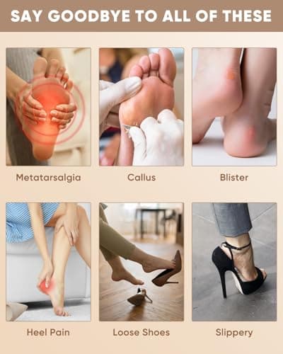 ONUEMP High Heel Pads for Women Men, Comfort Grips & Pain Relief