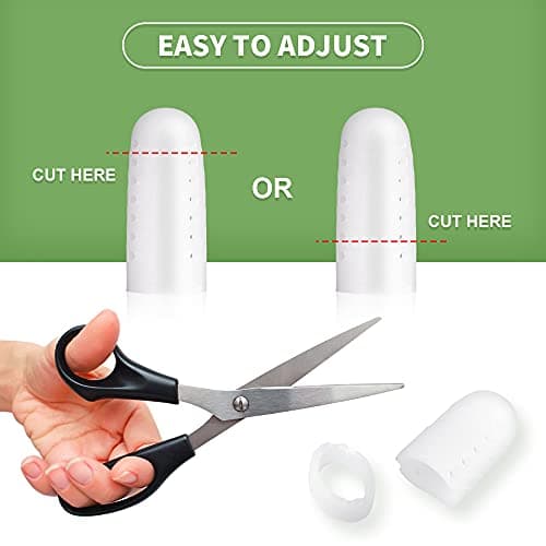 16 PCS Silicone Toe Protectors for Pain Relief from Corns, Blisters, and Ingrown Toenails