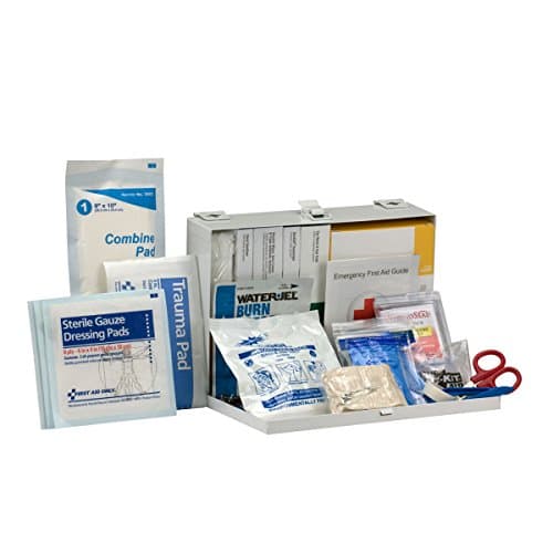 25-Person ANSI A+ Contractor Emergency First Aid Kit for Home Renovation, Job Sites, and Construction Vehicles, 182 Piec