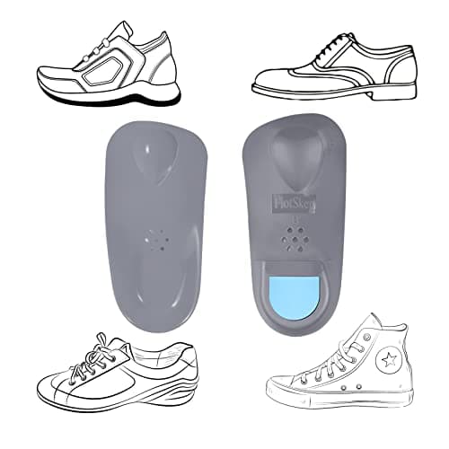 High Arch Inserts for Plantar Fasciitis - Firm Orthotics, Heel Pain Relief