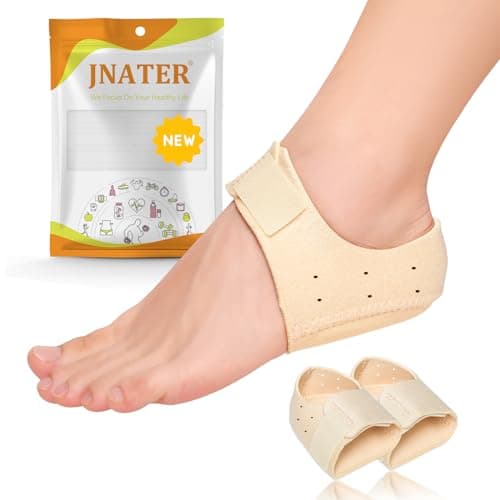 Plantar Fasciitis Heel Cups, Black L Size Relief Protectors — Beige