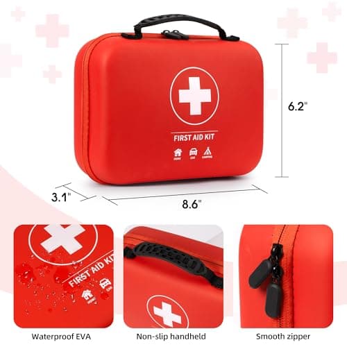 300pcs Professional Travel First Aid & Survival Kit for Backpacking, Home, Car, Climbing, Camping