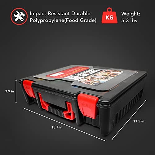 365-Piece First Aid Kit in Durable Hard Case for Home, Office, Car, Travel (Black)