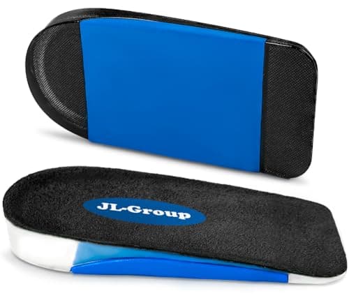 JL-Group Orthopedic Heel Inserts for Achilles Tendonitis and Plantar Fasciitis Relief (Small)