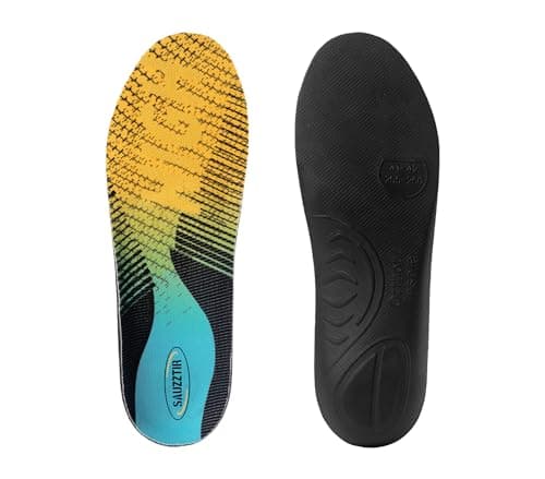 Plantar Fasciitis Relief High Arch Support Insoles for Flat Feet, Heel Pain, Foot Pain Relief, Work Boot Shoe Insoles for Standing All Day Men Women