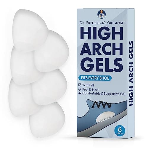 High Arch Support Insoles for Plantar Fasciitis - 6Pcs - Best for Flat Feet Relief