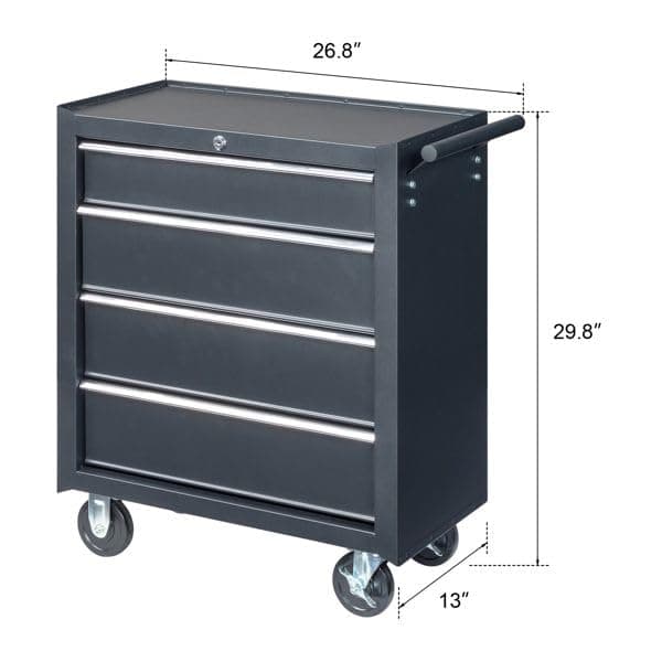 Effortless Organization Tool Cart - Durable, Spacious, and Versatile for Home or Workshop
