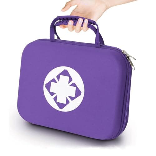 YIDERBO Portable Red First Aid Kit 299PCS Multi-Purpose Survival Gear Outdoor Yarding — 299Pcs-Plus-Purple